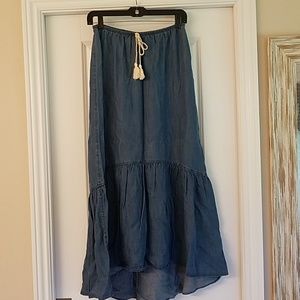Lovestitch Boho Tiered Maxi Skirt